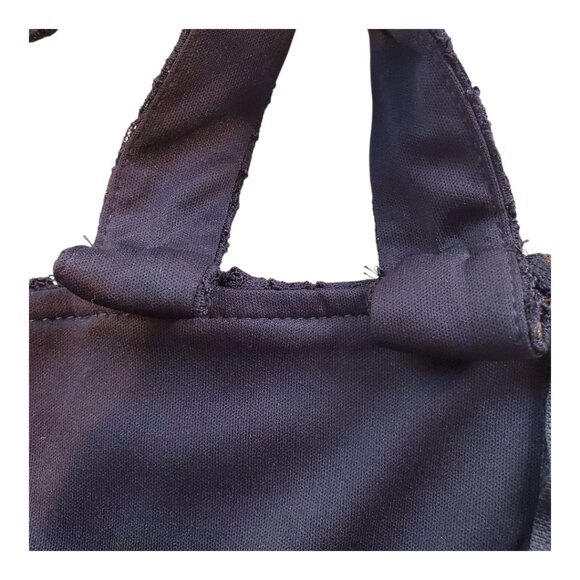 SPEECHLESS SZ 9 Jr High-Low Halter-style Sparkle Lace Cocktail Dress/Gown Navy - Picture 8 of 10